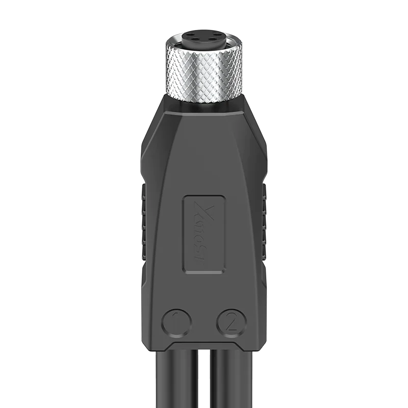 M8 Connector A/B-Code 4Pin Female Molded 1-to-2 Splitter Plug - Sensors, Actuators, Signal Distribution - Image 3