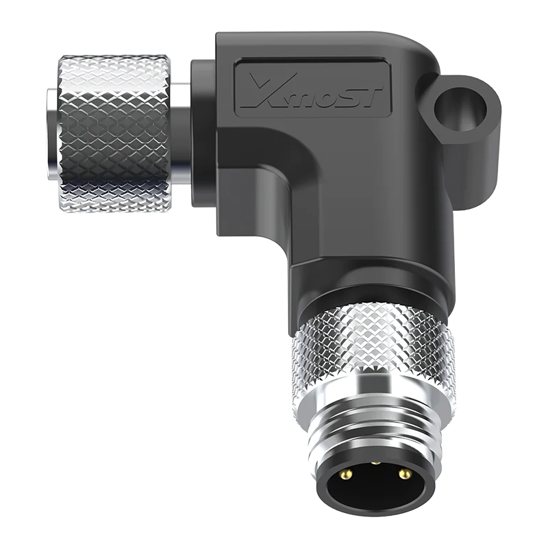 M8 Connector A/B-Code 3Pin Male L-Splitter Adapter - Sensors, Actuators, Signal Distribution, IP67 - Image 2