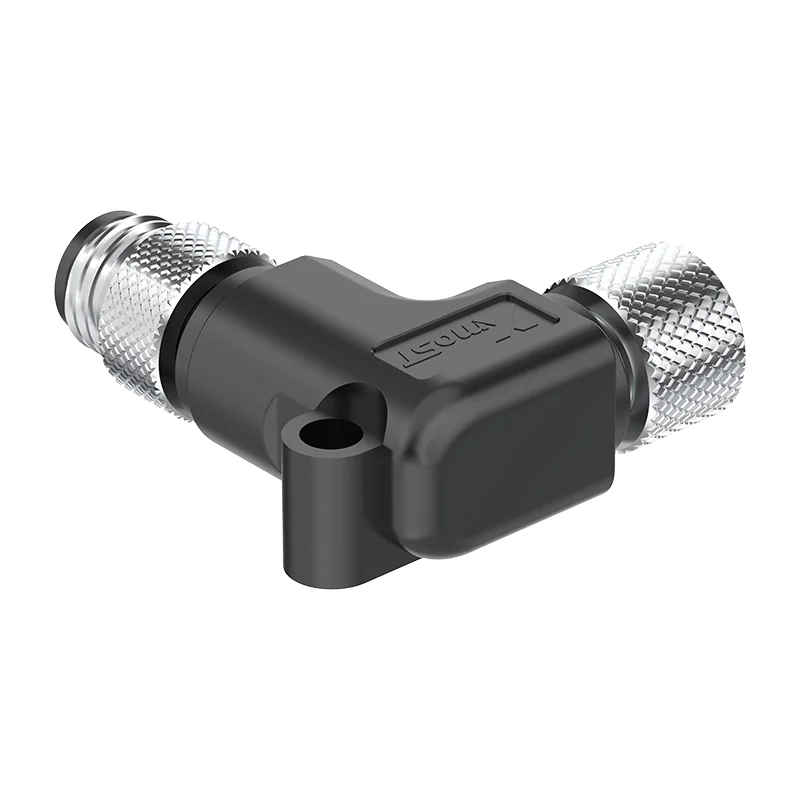 M8 Connector A/B-Code 3Pin Male L-Splitter Adapter - Sensors, Actuators, Signal Distribution, IP67 - Image 3