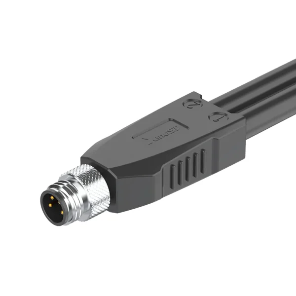 M8 Connector A/B-Code 4Pin Male Molded 1-to-2 Splitter Plug - Sensors, Actuators, Signal Distribution, IP67