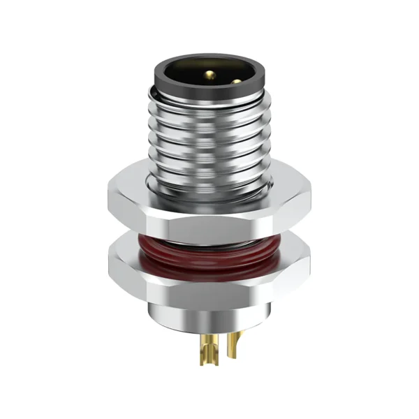 M8 Connector A/B-Code 3Pin Male Front Panel Connector - Sensors, Actuators, with Single Wires, IP67