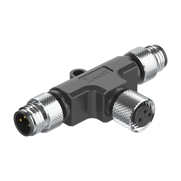 M8 Connector A/B-Code 3Pin T-Splitter Adapter FMM - Sensors, Actuators, Signal Distribution, IP67