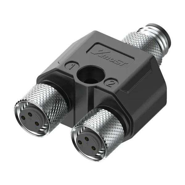 M8 Connector A/B-Code 3Pin Y-Splitter Adapter MFF - Sensors, Actuators, Signal Distribution, IP67