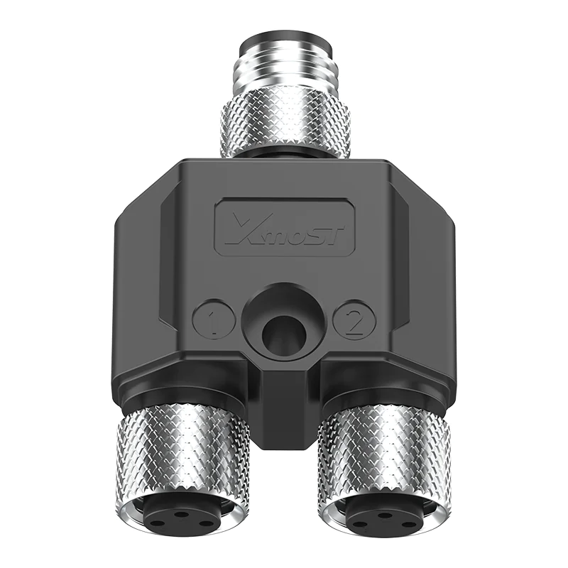 M8 Connector A/B-Code 3Pin Y-Splitter Adapter MFF - Sensors, Actuators, Signal Distribution, IP67 - Image 3