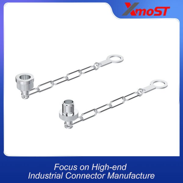 xmost m8 all metal dust cover with ip67 and sus316 stainless steel for connector protection