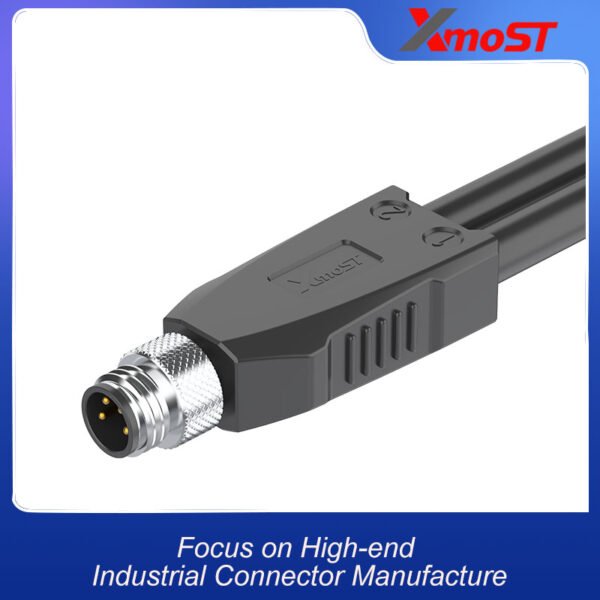 M8 Connector A/B-Code 4Pin Male Molded 1-to-2 Splitter Plug - Sensors, Actuators, Signal Distribution, IP67
