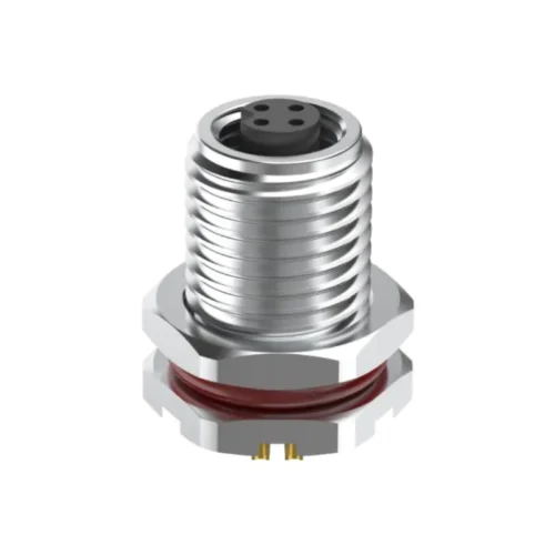M5 Connector A-Code 3Pin Male Straight Raw Plug, Solder, IP67 M5 Connector A-Code 3Pin Male Straight Raw Plug, Solder, IP67 3
