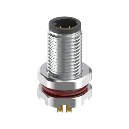 M5 Connector A-Code 3Pin Male Straight Raw Plug, Solder, IP67 m5-a-coded-3-pin-male-panel-receptacle-interface