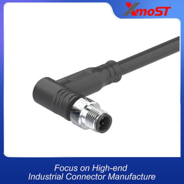 xmost-m5-3-pole-male-angled-connector-knurled-nut