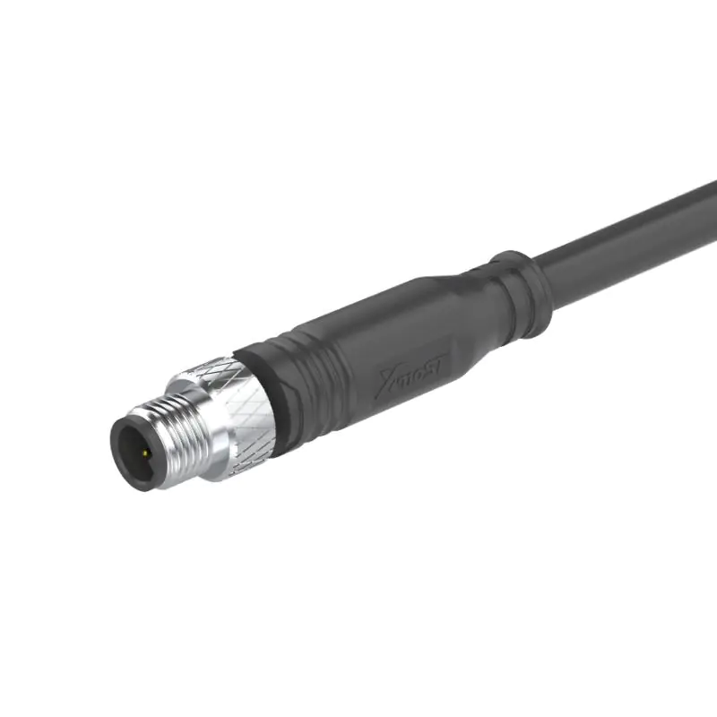 xmost-m5-3-pole-connector-knurled-coupling-nut