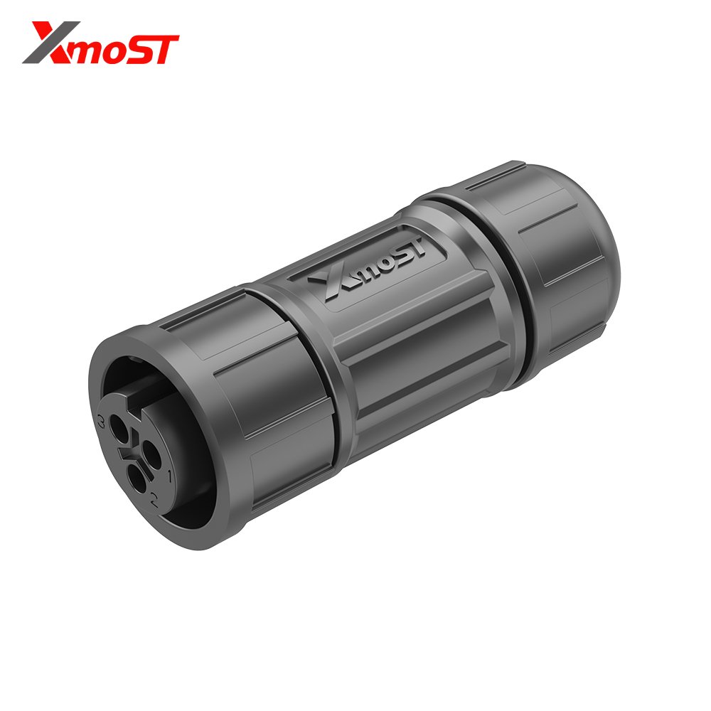 M12 3-Pin Female Assembly Straight Plug – Quick-Lock, On-Site Wiring, Control Cabinets & Replacement M12 3-Pin Female Assembly Straight Plug – Quick-Lock, On-Site Wiring, Control Cabinets & Replacement