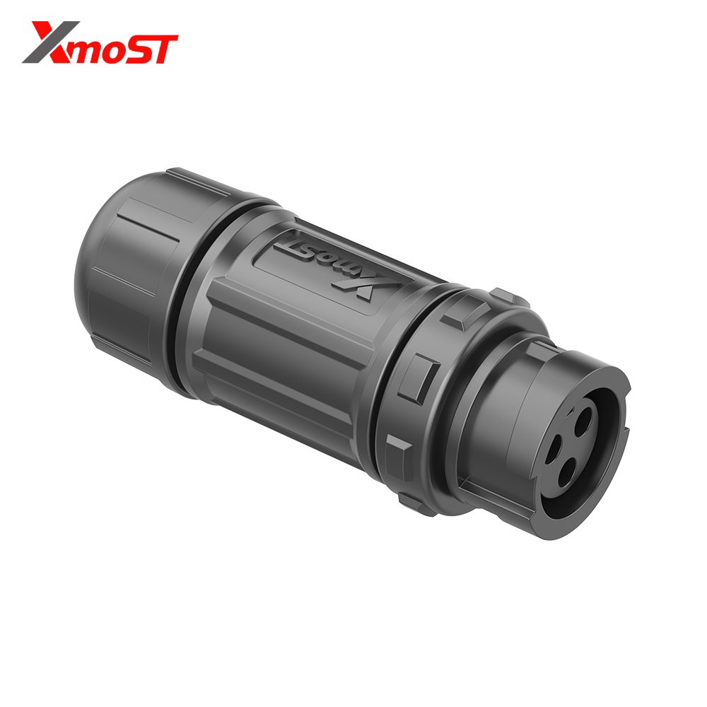 M12 3-Pin Female Assembly Straight Mating Socket – Quick-Lock, Field Installable, IP67 M12 3-Pin Female Assembly Straight Mating Socket – Quick-Lock, Field Installable, IP67 - Image 2