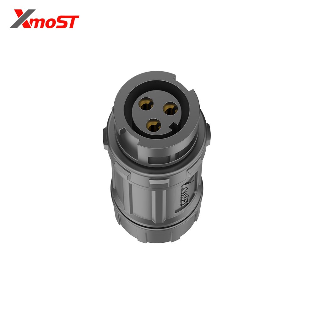 M12 3-Pin Female Assembly Straight Mating Socket – Quick-Lock, Field Installable, IP67 M12 3-Pin Female Assembly Straight Mating Socket – Quick-Lock, Field Installable, IP67 - Image 3