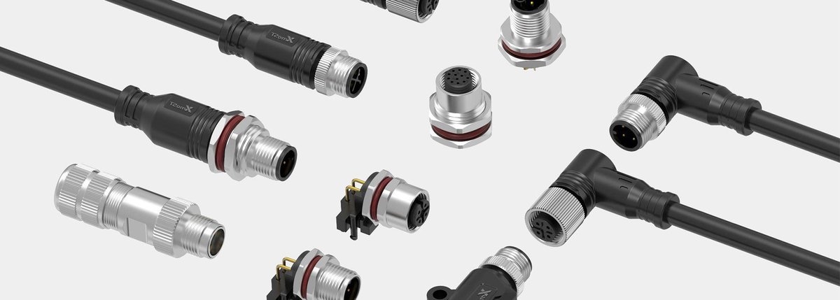 XMOST M12 circular connectors