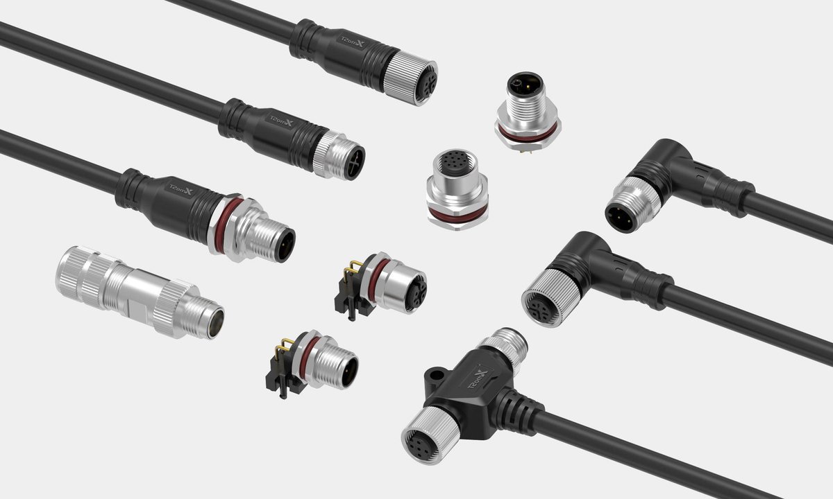 XMOST M12 circular connectors