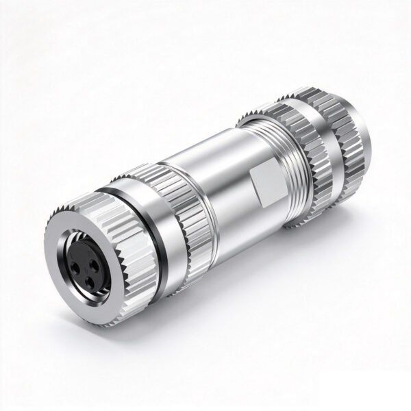 M8 A-Code 3-Pin Female Straight Assembled Connector