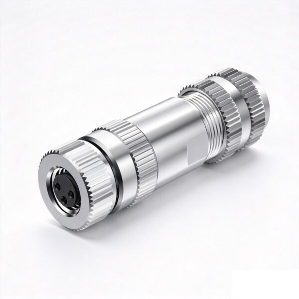 M8 3-Pin A&B-Code Female Straight Assembled Connector