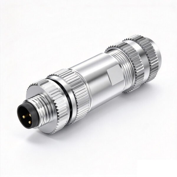 M8 3-Pin A&B-Code Male Straight Assembled Connector